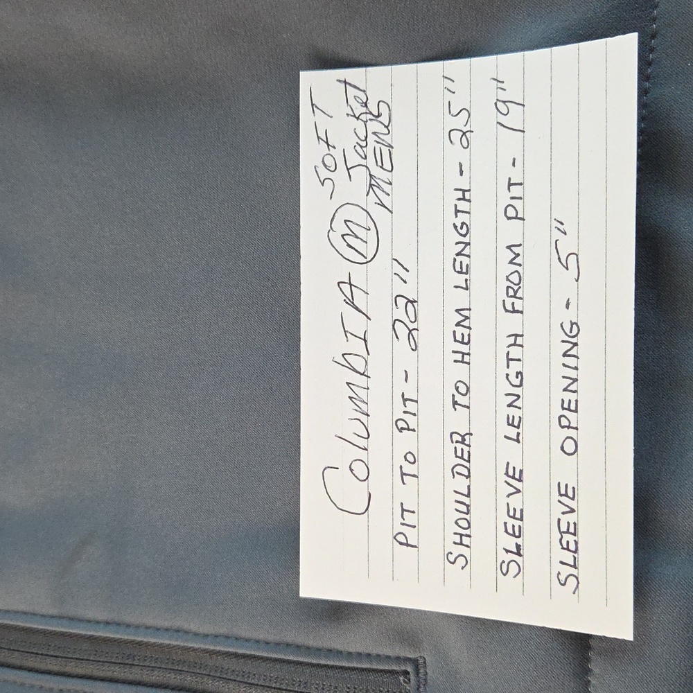 Columbia Ascender Mens M  Soft Shell Jacket.  Graphite Gray. Ultimate Warmth - Picture 16 of 16